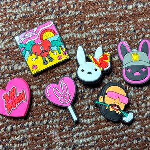 Bad bunny Jibbitz croc accessories